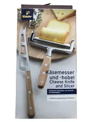 Vorschaubild 1 von Käsemesser & Käsehobel Set Holz Edelstahl Modern Mehrfarbig 28cm