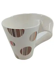 Vorschaubild 1 von Tasse Porzellan Weiß Punkte Muster 300ml Luxembourg