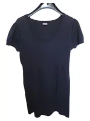 Vorschaubild 1 von Freizeitkleid Damen Gr. 40/L Schwarz Casual Baumwolle