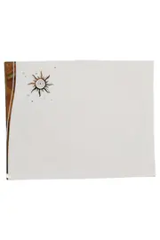 Vorschaubild 1 von FÉRAUD SUN KISS Essteller Porzellan Weiß Sonne 19cm Elegant