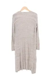 Vorschaubild 2 von Damen Strickjacke Cardigan Gr. 36/S Beige Casual Basic Langarm