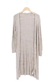 Vorschaubild 1 von Damen Strickjacke Cardigan Gr. 36/S Beige Casual Basic Langarm