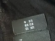 Vorschaubild 6 von Damen Festliches Kleid Schwarz Gr. 38 M Elegant Minikleid Raffungen