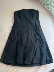 Vorschaubild 3 von Damen Festliches Kleid Schwarz Gr. 38 M Elegant Minikleid Raffungen