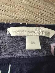 Vorschaubild 3 von Damen T-Shirt Blau Buchstabenprint Gr. M