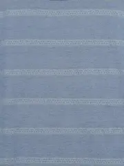 Vorschaubild 3 von Damen Bluse Gestreift Gr. 40 L Blau