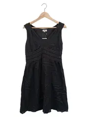 Vorschaubild 1 von Damen Freizeitkleid Gr. 36/S Schwarz Elegant Baumwolle