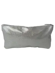 Vorschaubild 2 von Kosmetiktasche Silber Glitzer Elegant Damen Clutch 25cm