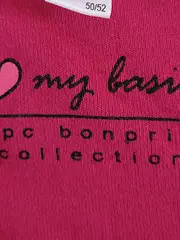 Vorschaubild 2 von Damen Langarmshirt Basic Pink Gr. 44/46 (XXL) Baumwolle