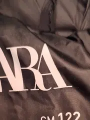 Vorschaubild 6 von Kinder Steppjacke mit Kapuze Schwarz Gr. 122 Winterjacke