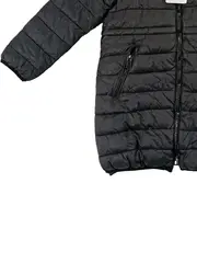 Vorschaubild 4 von Kinder Steppjacke mit Kapuze Schwarz Gr. 122 Winterjacke