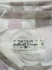 Vorschaubild 3 von Damen Bluse Kariert Kurzarm Gr. 34/XS Casual Baumwolle