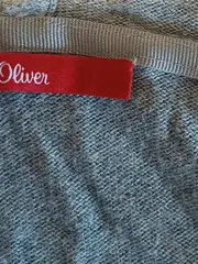 Vorschaubild 6 von Damen Strickjacke Cardigan Kapuze Grau Gr. 44 XXL