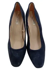 Vorschaubild 2 von Damen Pumps Wildleder Blau Gr. 38 Stiletto 9cm