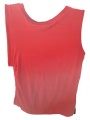 Vorschaubild 2 von Tank Top Damen Gr. 36/S Rot Casual Viskose Ärmellos