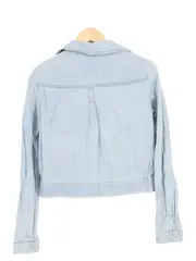 Vorschaubild 2 von Jeansjacke Damen Gr. 36/S Blau Casual Baumwolle Reißverschluss
