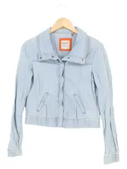 Vorschaubild 1 von Jeansjacke Damen Gr. 36/S Blau Casual Baumwolle Reißverschluss