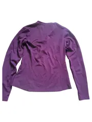 Vorschaubild 2 von Damen Sweatjacke Lila Sportlich Outdoor Gr. 36/S