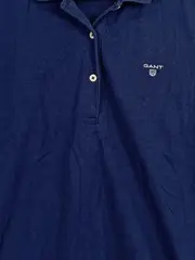 Vorschaubild 3 von Poloshirt Herren Gr. 50/L Blau Casual Kurzarm