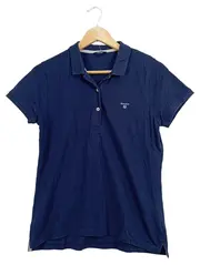 Vorschaubild 1 von Poloshirt Herren Gr. 50/L Blau Casual Kurzarm