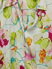 Vorschaubild 3 von Damen Bluse Blumenmuster Langarm Mehrfarbig Gr. XXL Casual