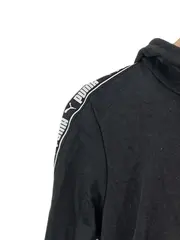 Vorschaubild 3 von Damen Kapuzenpullover Hoodie Sport Logo Print Schwarz Gr. S 36