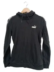 Vorschaubild 1 von Damen Kapuzenpullover Hoodie Sport Logo Print Schwarz Gr. S 36