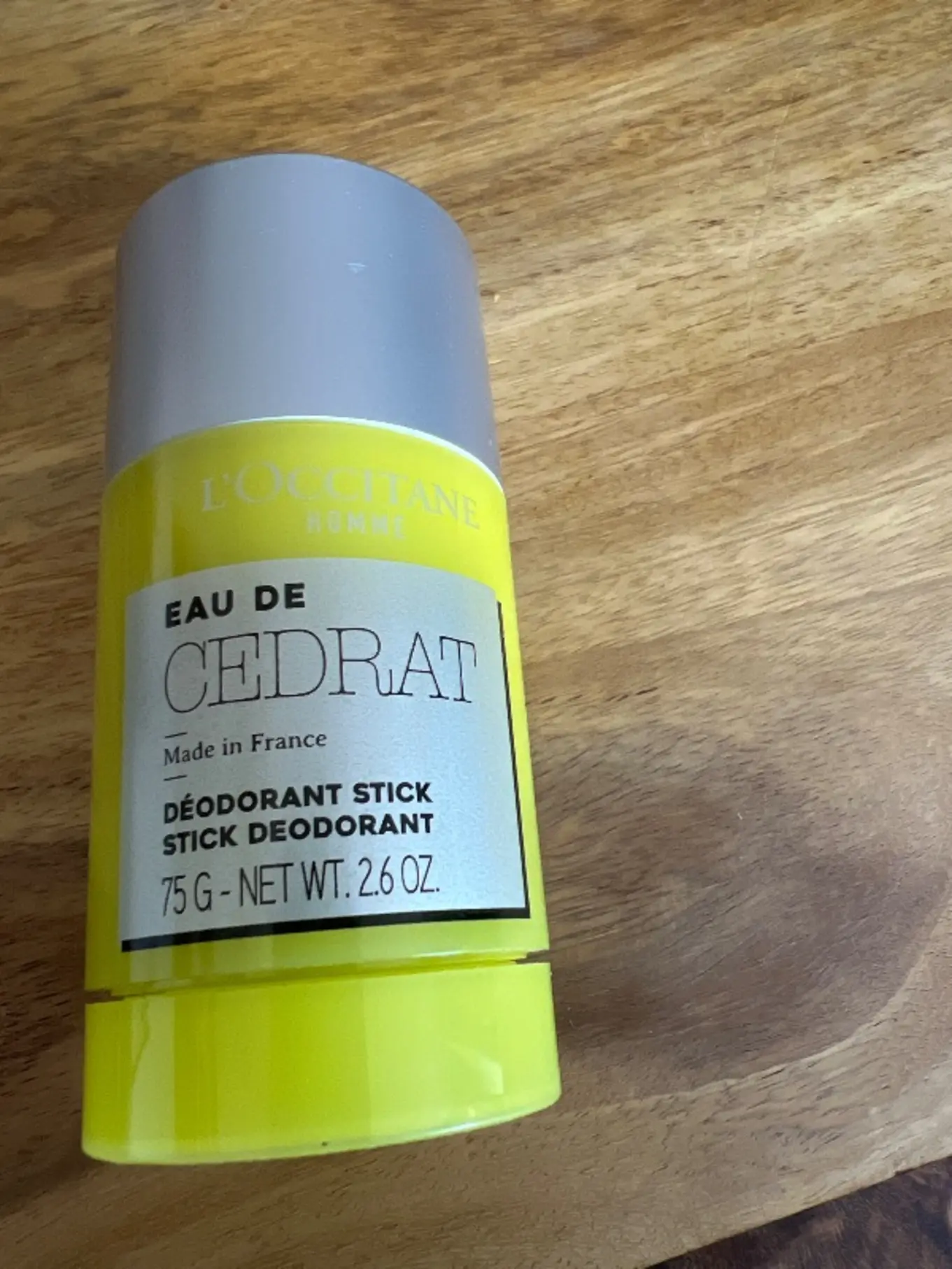 L'OCCITANE Eau de Cedrat Deodorant Stick Herren 75ml Zitrus