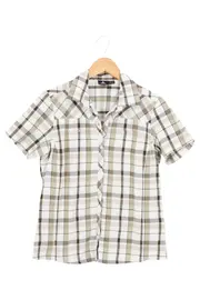 Vorschaubild 1 von Hemdbluse Damen 38/M Mehrfarbig Kariert Kurzarm Casual