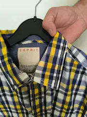 Vorschaubild 2 von Herren Karohemd Kurzarm Gr. 40/XS Mehrfarbig Freizeit Hemd
