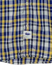 Vorschaubild 3 von Herren Karohemd Kurzarm Gr. 40/XS Mehrfarbig Freizeit Hemd
