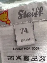 Vorschaubild 8 von Baby Steppjacke Gr. 74 Grün Herz-Muster Charmant Kinder Jacke