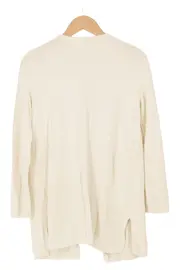 Vorschaubild 2 von Strickjacke Damen Gr. 38/M Weiß Casual Cardigan