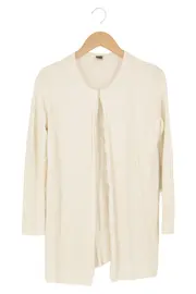 Vorschaubild 1 von Strickjacke Damen Gr. 38/M Weiß Casual Cardigan
