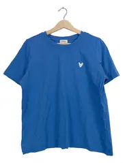 Vorschaubild 1 von Damen T-Shirt Blau Gr. 38/M mit Herz-Print Casual