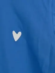 Vorschaubild 3 von Damen T-Shirt Blau Gr. 38/M mit Herz-Print Casual