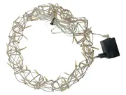 Vorschaubild 1 von LED Lichterkette Draht Warmweiß 24V Trafo Weihnachten Deko Golden Power