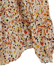 Vorschaubild 3 von Damen Hemdbluse Gr. 36 Mehrfarbig Viskose Modisch Print