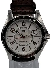 Vorschaubild 4 von Damenuhr Lederarmband Braun Silber Analog Quarz 5ATM