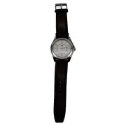 Vorschaubild 5 von Damenuhr Lederarmband Braun Silber Analog Quarz 5ATM