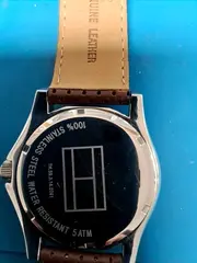 Vorschaubild 6 von Damenuhr Lederarmband Braun Silber Analog Quarz 5ATM