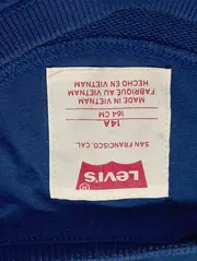 Vorschaubild 3 von Kinder Pullover Gr. 164 Blau Logo-Print Streetwear Sweatshirt