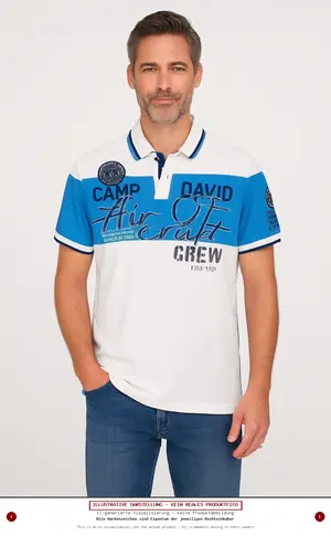 CAMP DAVID Poloshirt
