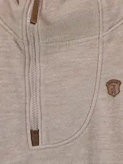 Vorschaubild 3 von Fleece Kapuzenpullover Damen Gr. S Beige Hoodie Teddy