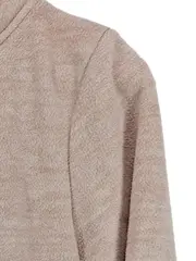 Vorschaubild 5 von Fleece Kapuzenpullover Damen Gr. S Beige Hoodie Teddy