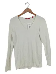 Vorschaubild 1 von Damen Langarmshirt Gr. 36/S Beige Casual Viskose