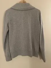 Vorschaubild 2 von Damen Strickjacke Gr. S Grau Casual Baumwolle