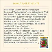 Vorschaubild 4 von Rechenspiele Lernspiel Kinder 6+ Mathematik Pappe Mehrfarbig