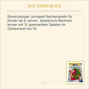 Vorschaubild 3 von Rechenspiele Lernspiel Kinder 6+ Mathematik Pappe Mehrfarbig