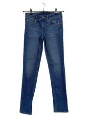 Vorschaubild 1 von Damen Jeans Slim Fit W28 Gr. 34 Blau Stretch Milano